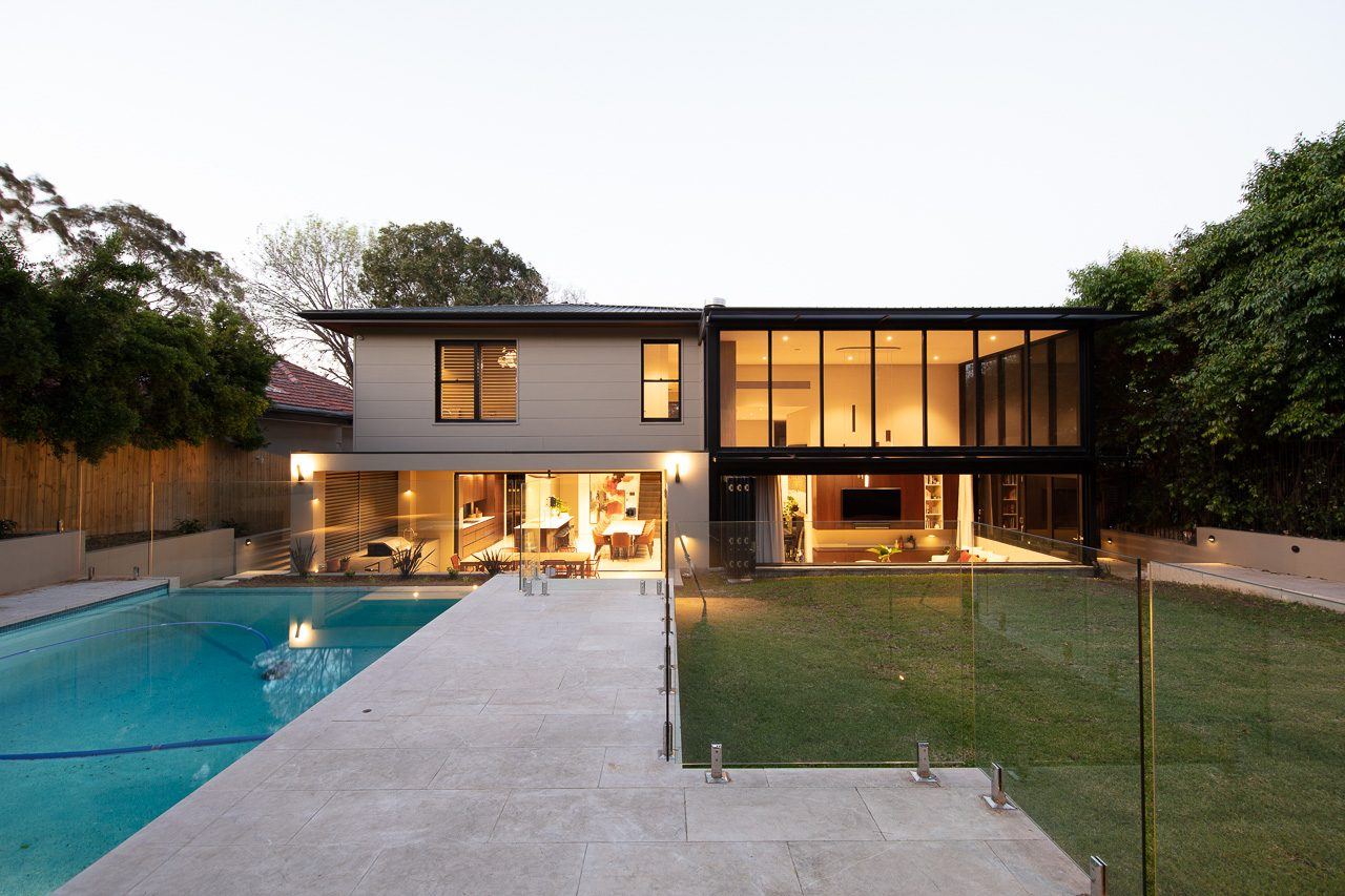 Hunters Hill, architecturally designed home built by HP Constructions, Dale Design Group