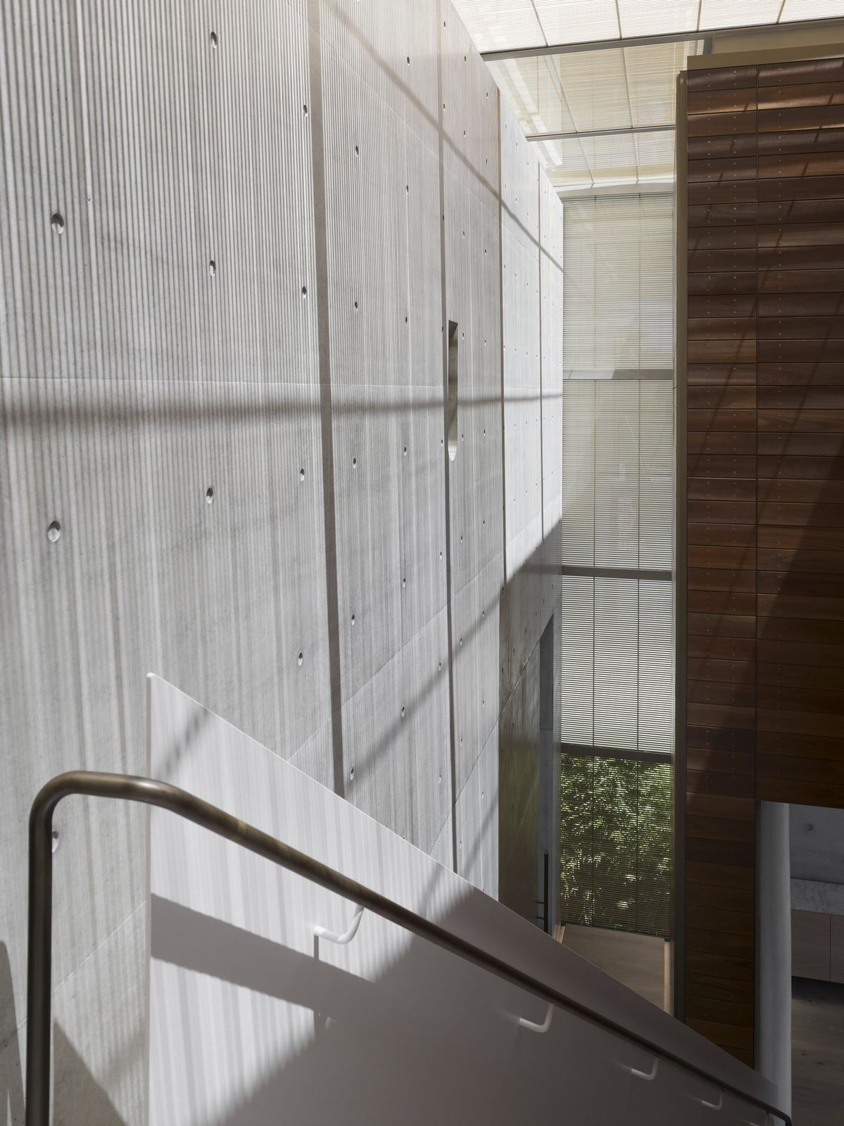 Lurline Bay off-form concrete stair, built by HP Constructions